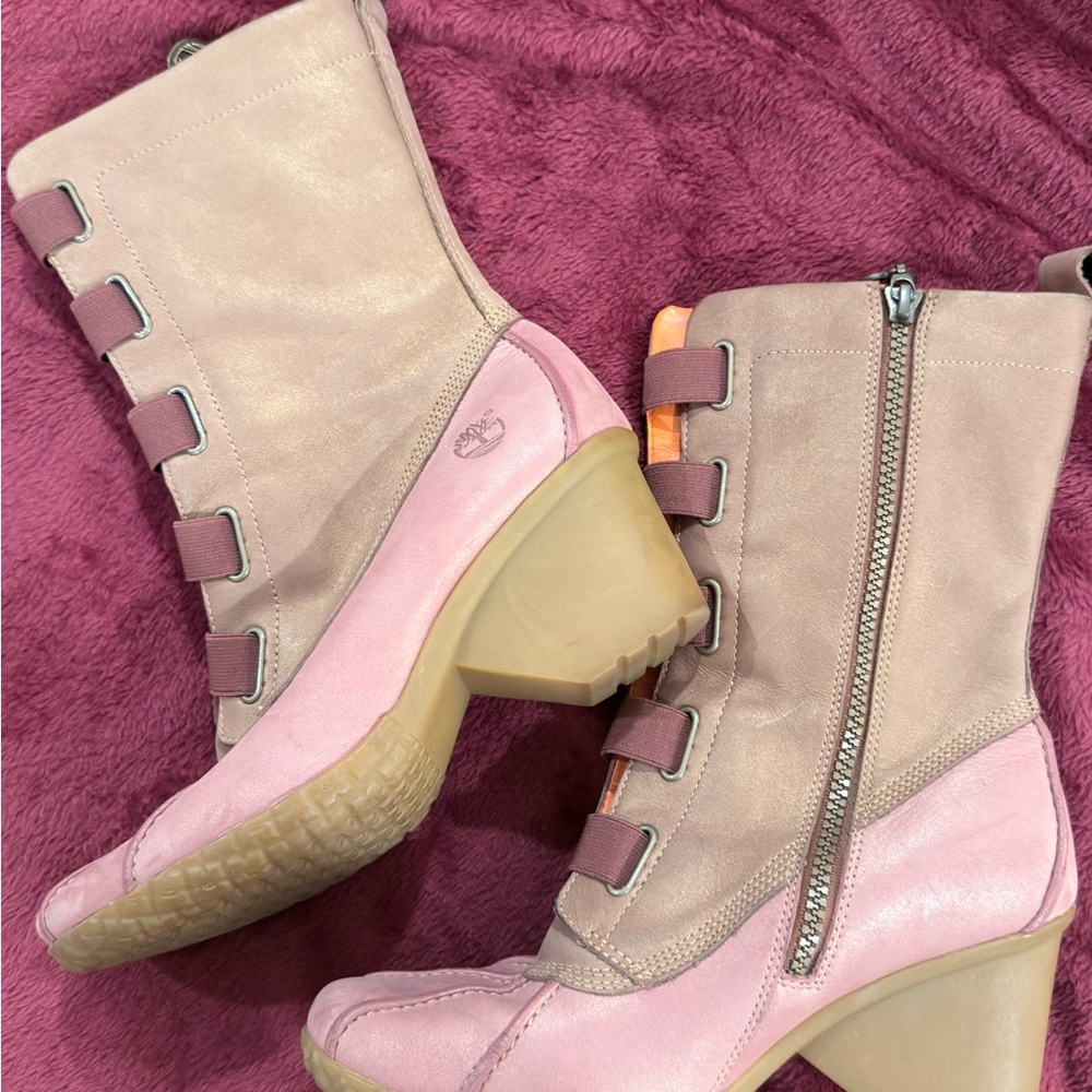 Timberland Pink Urban Mallard boots